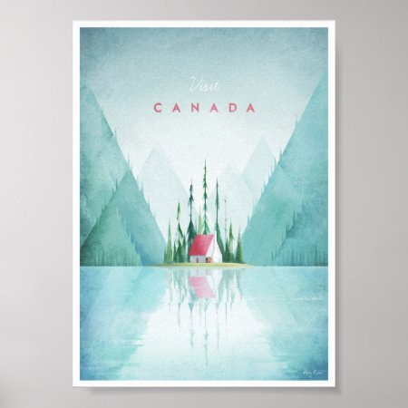 Canada Vintage Travel Poster