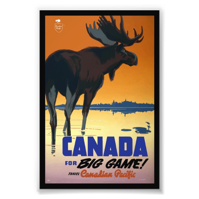 Canada Vintage Travel Poster (Front)