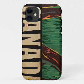 Canada Vintage Travel Poster iPhone 11 Case