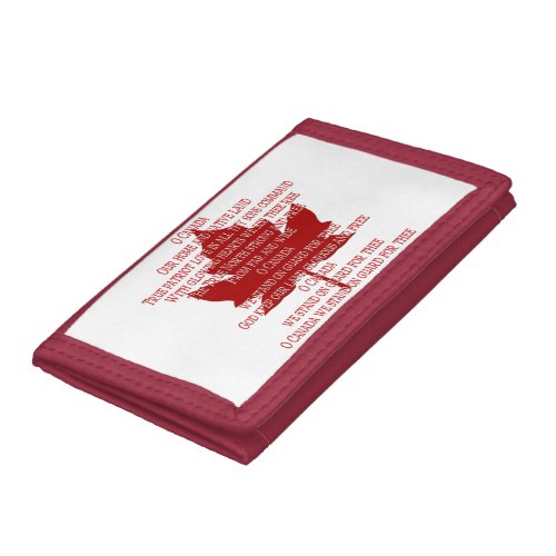 Canada Wallet Custom Canada Anthem Souvenir Wallet