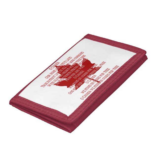 Canada Wallet Custom Canada Anthem Souvenir Wallet (Bottom)