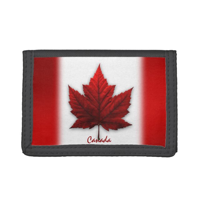 Canada Wallet Custom Canada Flag Souvenir Wallet (Front)