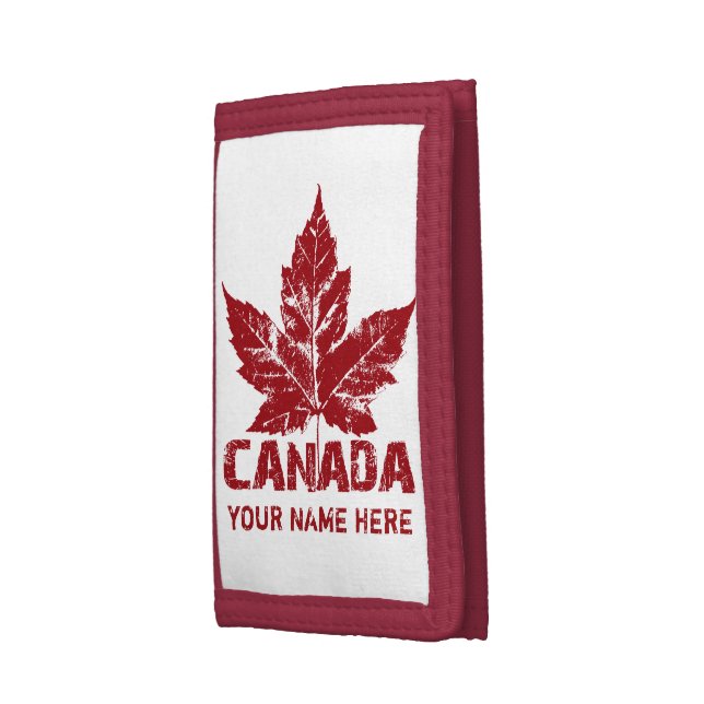 Canada Wallet Custom Cool Canada Souvenir Wallet (Side)