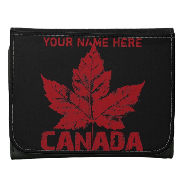 Canada Wallet Custom Cool Canada Souvenir Wallet (Front)