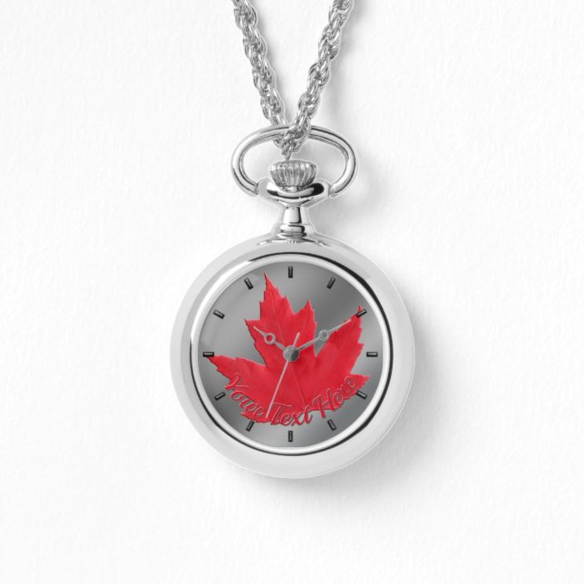 Canada Watch Canada Maple Leaf Souvenir Wristwatch (Front)
