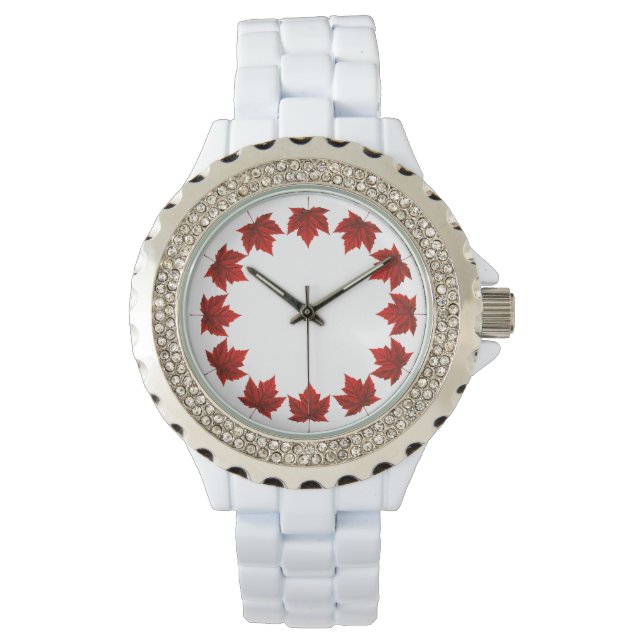Canada Watch Canada Maple Leaf Souvenir Wristwatch (Front)