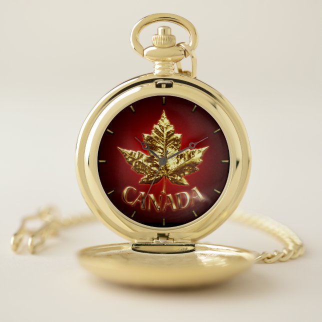 Canada Watch Canada Souvenir Pocket Watch (Inside)