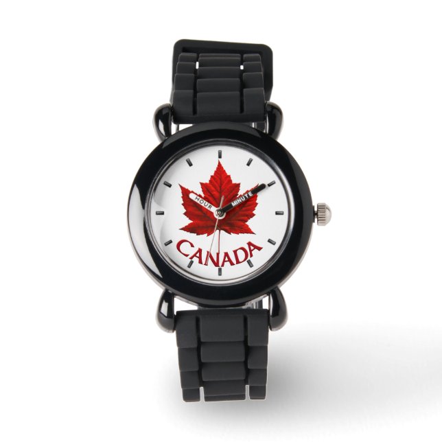 Canada Watch Cool Canada Souvenir Wrist Watch (Front)