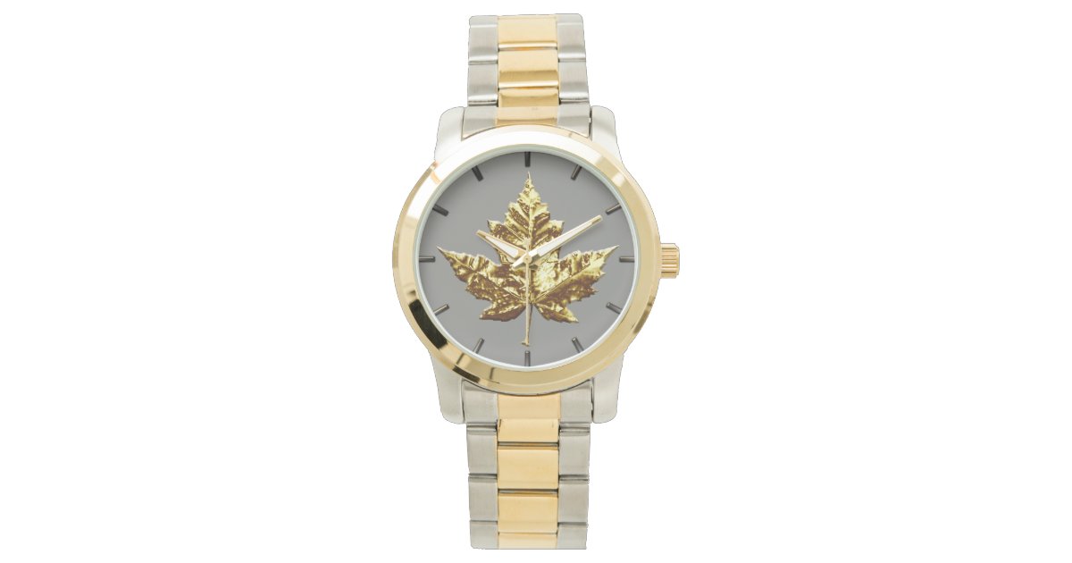 Canada Watch Gold Canada Souvenir Wrist Watches Zazzle