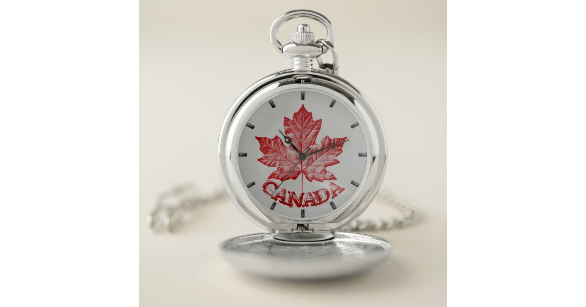 Canada Watch Personalized Canada Pocket Watch Zazzle