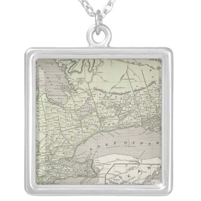 Canada West Silver Plated Necklace (Front)