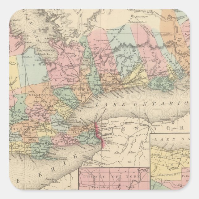 Canada West Upper Square Sticker (Front)