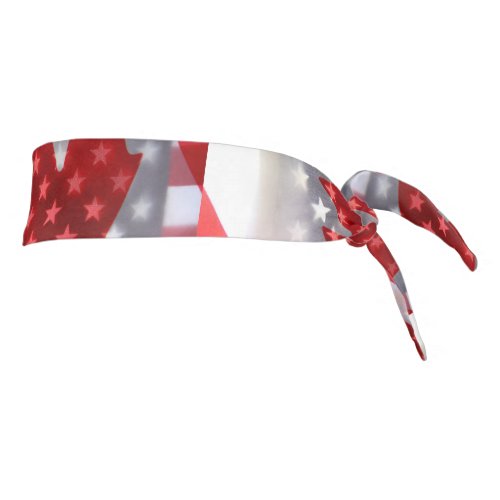 Canada with America flags Tie Headband