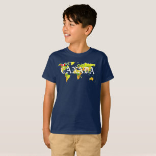 CANADA WORLD MAP T-Shirt