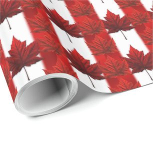 Canada Wrapping Paper Canada Flag Souvenir Paper