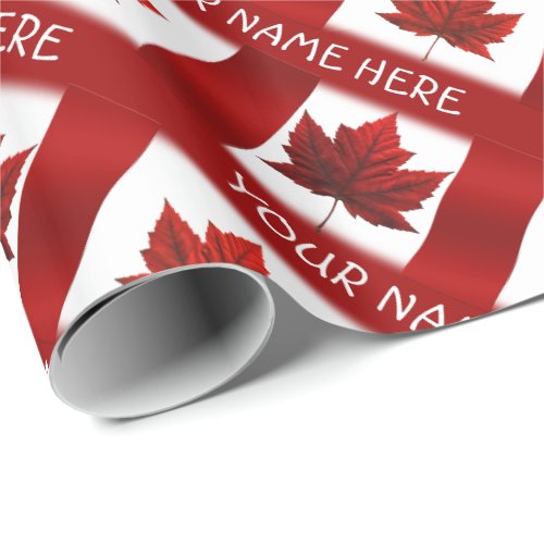 Canada Wrapping Paper Canada Flag Souvenir Paper