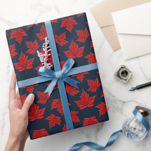 Canada Wrapping Paper Canada Maple Leaf Paper