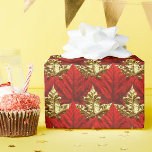 Canada Wrapping Paper Canada Maple Leaf Paper