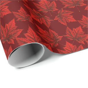 Canada Wrapping Paper Canada Maple Leaf Paper