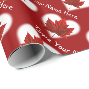 Canada Wrapping Paper Canada Souvenir Gift Paper