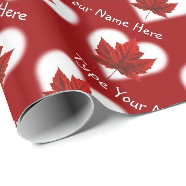 Canada Wrapping Paper Canada Souvenir Gift Paper (Roll Corner)