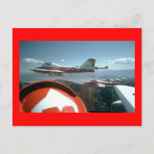 Canadadian Snowbirds Ridealong Postcard