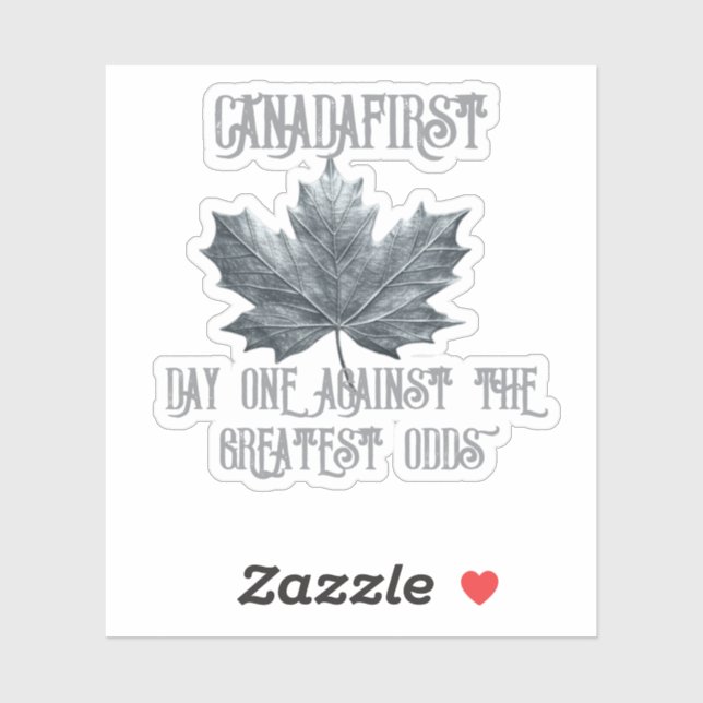 CANADAFIRST DAY ONE STICKER (Sheet)