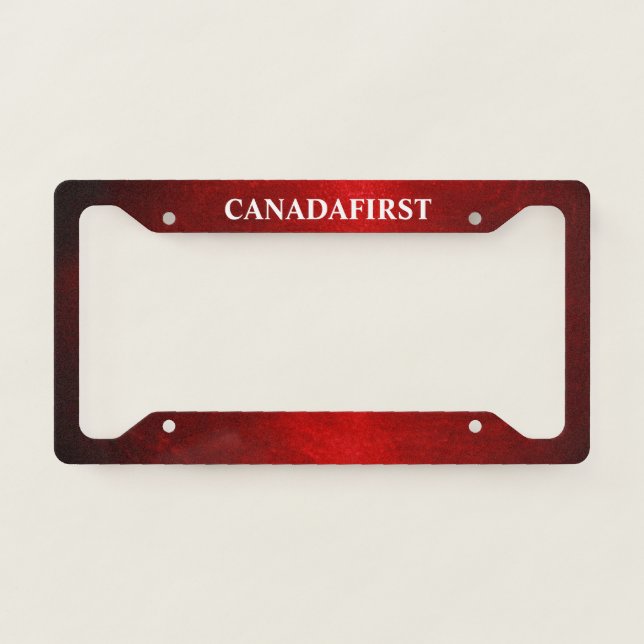 CANADAFIRST LICENSE PLATE FRAME (Front)