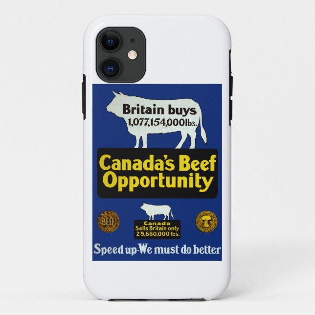 Canada's Beef Opportunity Case-Mate iPhone Case (Back)