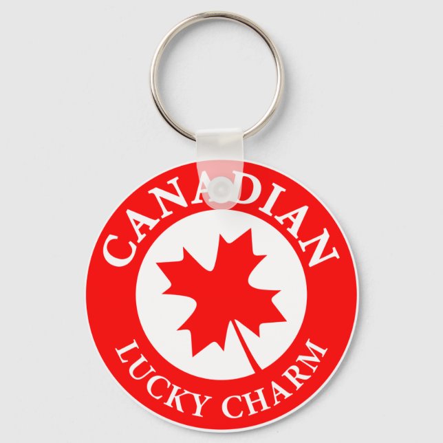 Canada's Luck Emblem Keychain (Front)