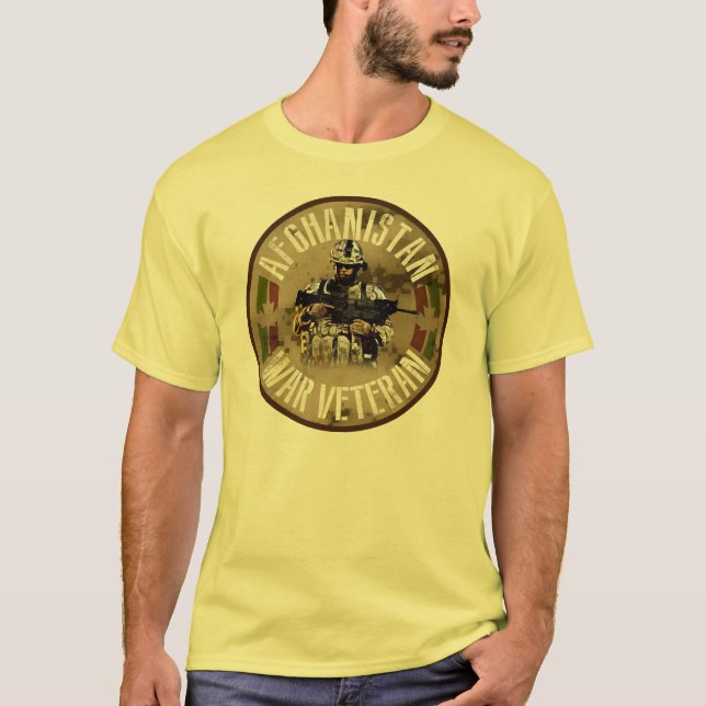 Canadian Afghanistan War Veteran II T-Shirt (Front)