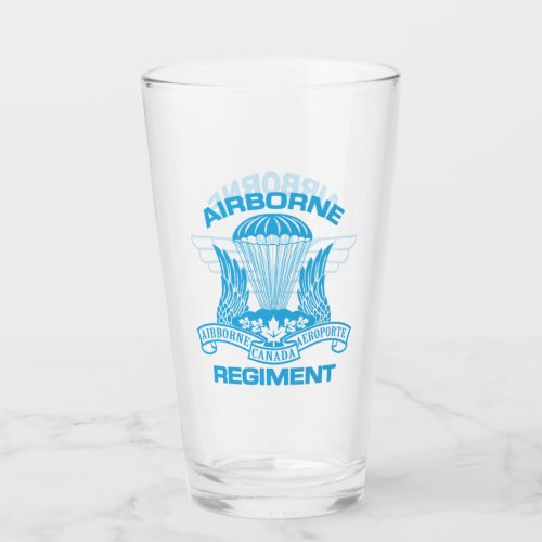 Canadian Airborne Regiment Beer Glass