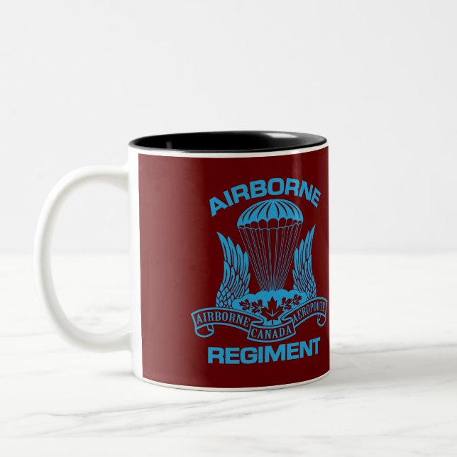 Canadian Airborne Regiment Two-Tone Coffee Mug (Left)