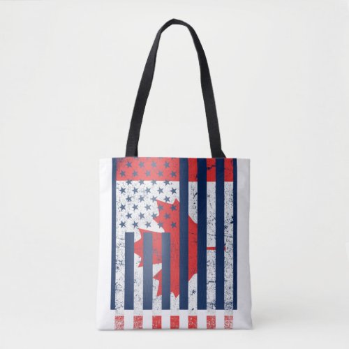 Canadian American Culture Tote Bag