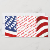 Canadian / American Waving Flag (Front)