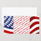 Canadian / American Waving Flag (Front/Back)