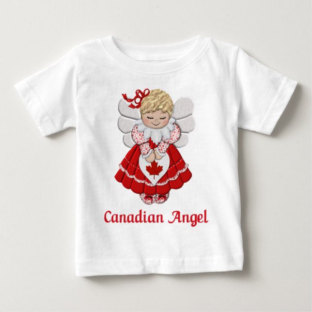 Canadian Angel Baby T-Shirt (Front)