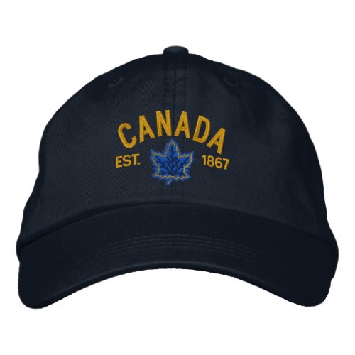 Canadian Anniversary Embroidery Canada Embroidered Baseball Cap