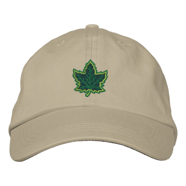 Canadian Anniversary Embroidery Canada Embroidered Baseball Cap (Front)