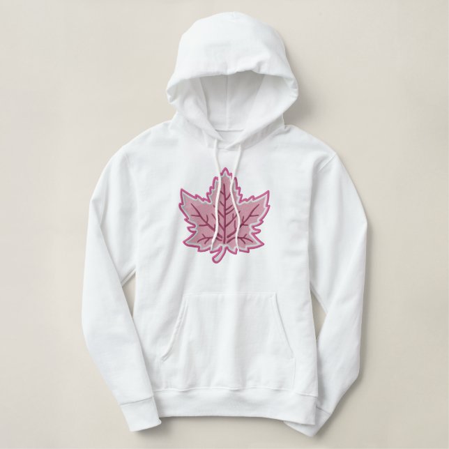 Canadian Anniversary Embroidery Canada Embroidered Hoodie (Design Front)