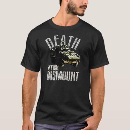 Canadian Armoured Death Before Dismount DARK T_Shirt