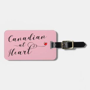 Canadian At Heart Luggage Tag Template