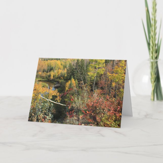 Canadian Autumn Holiday Card (Front)