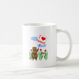 Canadian Beaver Loves Nunavut Coffee Mug