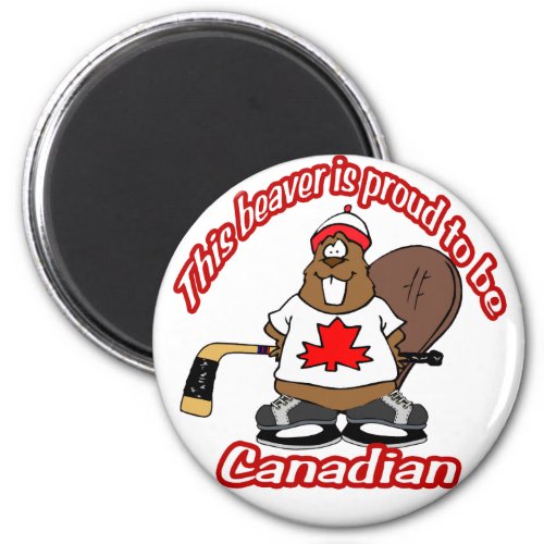 Canadian Beaver Magnet