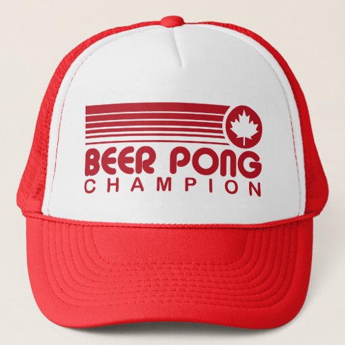 Canadian Beer Pong Trucker Hat