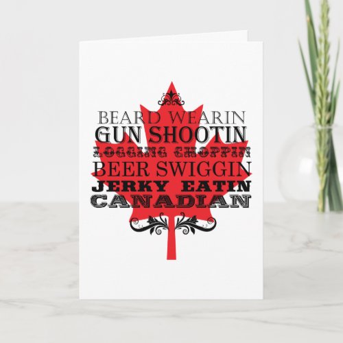 Canadian Birthday card