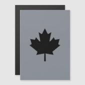 Canadian Black Maple Leaf Decor (Front/Back)