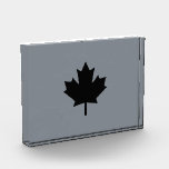 Canadian Black Maple Leaf Style Award<br><div class="desc">An all Canadian stylish black maple leaf style design gift for all festive occasions and friendly gatherings. A great gift to wear or to share. A design statement that is sure to make an impression on formal and on casual occasions. Or perhaps a last minute gift for yourself or for...</div>