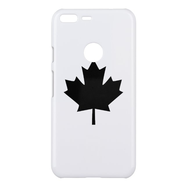 Canadian Black Maple Leaf Uncommon Google Pixel XL Case (Back)